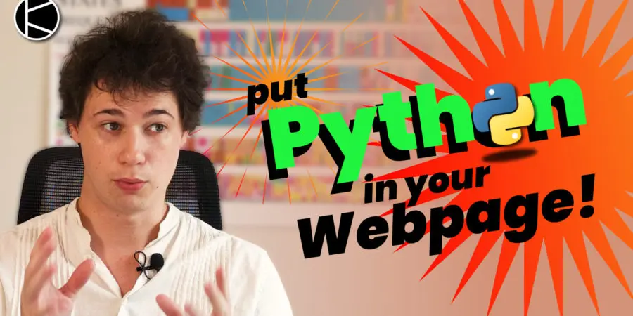 Using python in a webapp